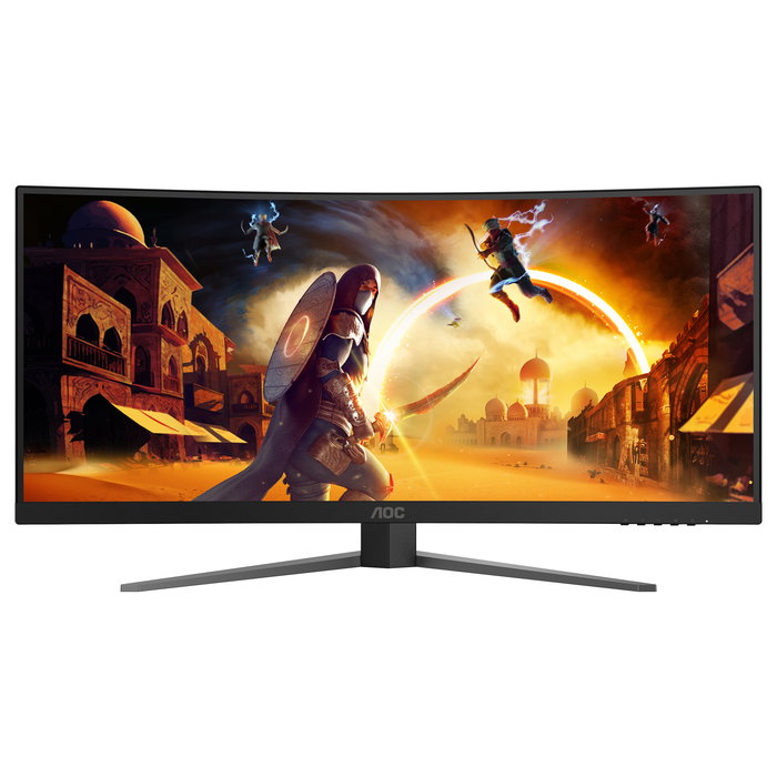 AOC CU34G4 34" (3440x1440) FastVA 180Hz 0.5ms Curvo HDR10 FreeSync Premium HDMI DisplayPort Gaming Monitor Negro AOC CU34G4 34" (3440x1440) FastVA 180Hz 0.5ms Curvo HDR10 FreeSync Premium HDMI DisplayPort Gaming Monitor Negro