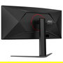 AOC CU34G4 34" (3440x1440) FastVA 180Hz 0.5ms Curvo HDR10 FreeSync Premium HDMI DisplayPort Gaming Monitor Negro
