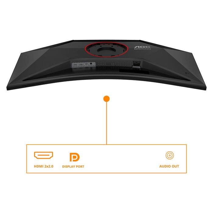 AOC CU34G4 34" (3440x1440) FastVA 180Hz 0.5ms Curvo HDR10 FreeSync Premium HDMI DisplayPort Gaming Monitor Negro AOC CU34G4 34" (3440x1440) FastVA 180Hz 0.5ms Curvo HDR10 FreeSync Premium HDMI DisplayPort Gaming Monitor Negro