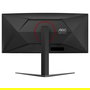 AOC CU34G4 34" (3440x1440) FastVA 180Hz 0.5ms Curvo HDR10 FreeSync Premium HDMI DisplayPort Gaming Monitor Negro