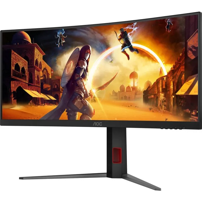 AOC CU34G4 Monitor Gaming Curvo 34" WQHD 180Hz Panel VA Rápido 0.5ms Altura Ajustable AAAQF91459