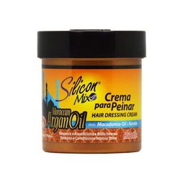 Silicon Mix Crema Para Peinar Moroccan Argan Oil con Aceite de Macadamia y Queratina 6Oz