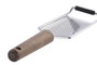 DKD Home Decor Rallador de Acero Inoxidable y Acacia Natural