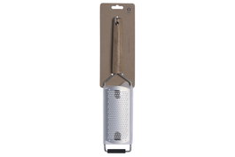 DKD Home Decor Rallador de Acero Inoxidable y Acacia Natural