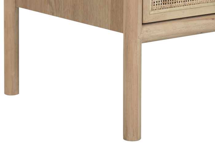 DKD Home Decor Cómoda Tropical Natural Ratán y Abeto 79 x 39 x 80 cm