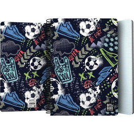 Grafoplás Cuaderno Espiral Folio 80 Hojas 4x4 mm Tapa Polipropileno Bits&Bobs Match