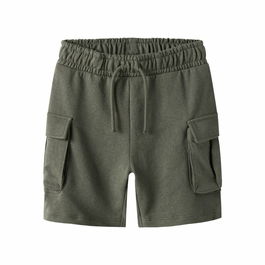Pantalón corto Name It Nkmollie Cargo Noos Oliva Infantil Hombre