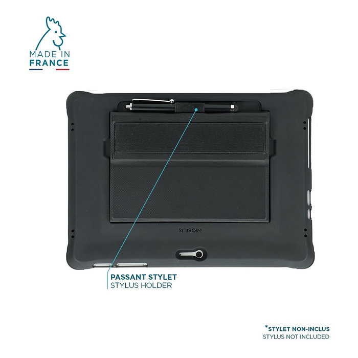 Mobilis 053016 Funda para Tablet Microsoft Surface Go 3, Surface Go 2, Surface Go - Cubierta Protectora Negra para Pantalla de 10.5 Pulgadas / 26.7 cm