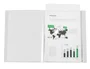 Liderpapel Carpeta de 10 fundas canguro DIN A4 Transparente