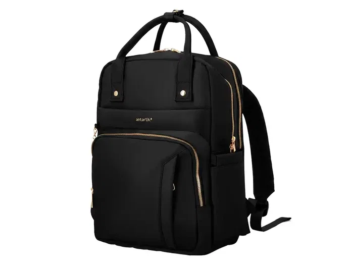 Antartik Mochila Square de 4 compartimentos color negro