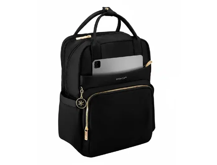 Antartik Mochila Square de 4 compartimentos color negro