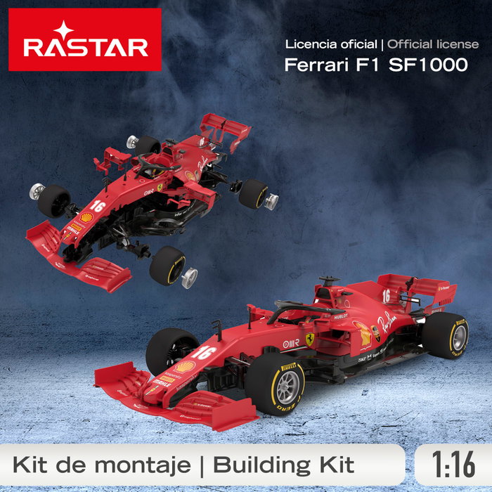 RASTAR Coche radiocontrol Ferrari SF1000 F1 2021 escala 1:16 RASTAR Coche radiocontrol Ferrari SF1000 F1 2021 escala 1:16