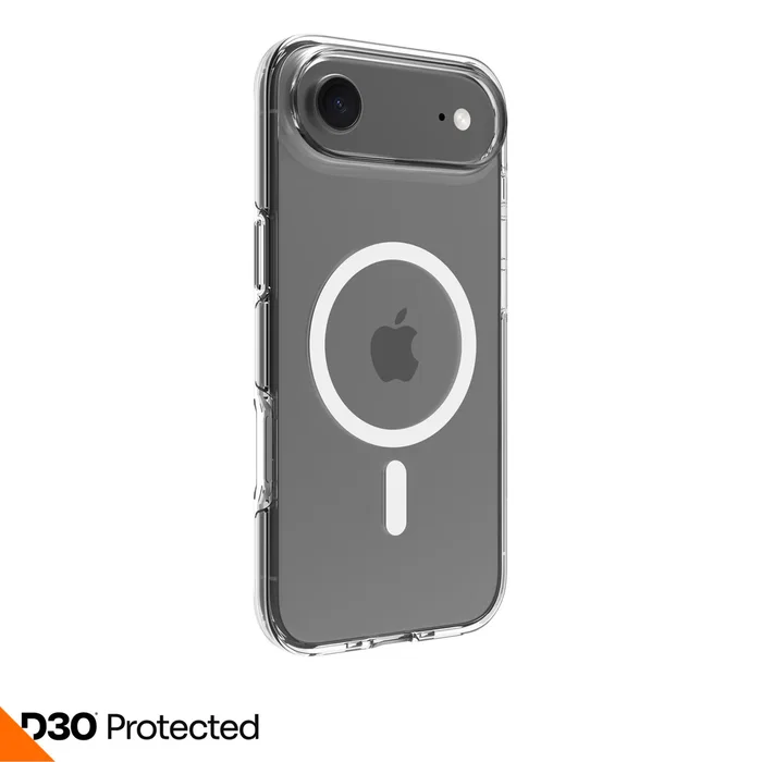 Dbramante1928 Iceland Ultra Carcasa Trasera para iPhone con Magsafe y Protección D3O Plástico Transparenteico Transparente