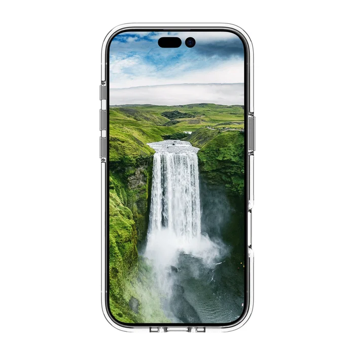 Dbramante1928 Iceland Ultra Carcasa Trasera para iPhone con Magsafe y Protección D3O Plástico Transparenteico Transparente