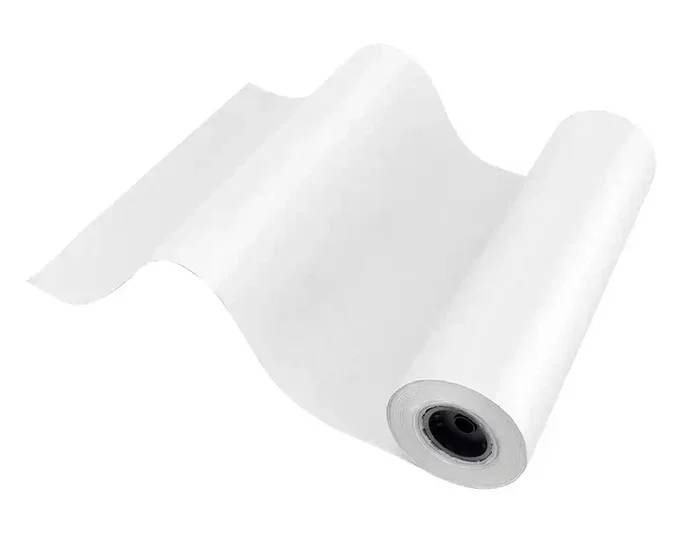 Liderpapel Bobina de Papel Kraft Blanco 1 m x 833 m, 60 g/m2, para Embalaje y Protección