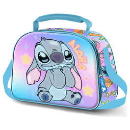 Disney Lilo y Stitch Bolsa Portamerienda 3D Mischievous Azul
