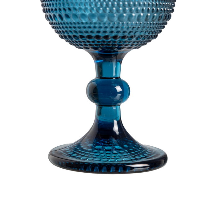 Ixia Copa Azul de Cristal Decoración 340ml