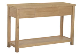 DKD Home Decor Consola Alpino Natural 120x40x78 cm Pino 3 Cajones