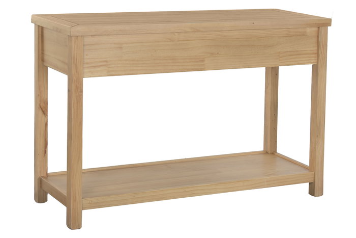 DKD Home Decor Consola Alpino Natural 120x40x78 cm Pino 3 Cajones