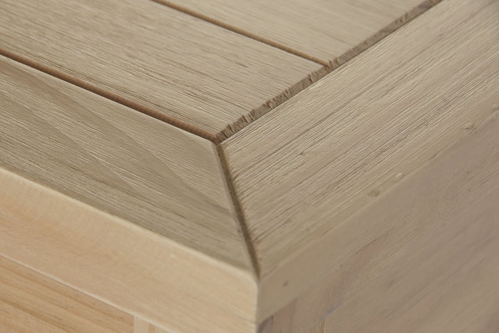 DKD Home Decor Consola Alpino Natural 120x40x78 cm Pino 3 Cajones