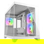 Cougar CGR-2QA6W-RGB Mini FV150 ARGB, Mini Tower Gaming, Blanco, Ventana Lateral, 1x 120mm Ventilador Trasero, microATX/Mini-ITX, Iluminación ARGB, Multi, Panel de Cristal Templado