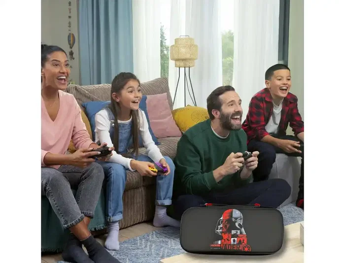 Wondee Funda Protectora Nintendo Switch / Switch OLED con Diseño Darth Vader Star Wars - 140x45x265 mm