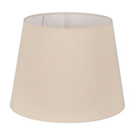 Ixia Pantalla de Iluminación Beige Tejido 45 x 45 x 34 cm