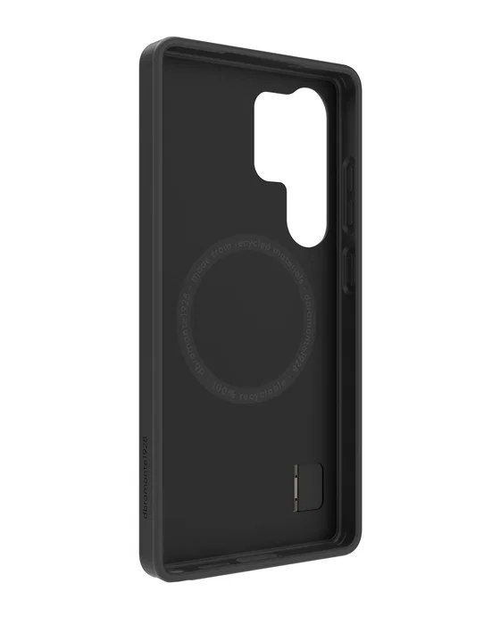 Dbramante1928 Funda Iceland Pro Qi2 Kick para Samsung Galaxy S25 Ultra 6.8" - Negro, Carga Inalámbrica