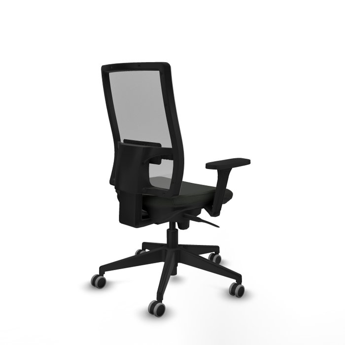 PIQUERAS Y CRESPO Silla de oficina Horna con mecanismo Sincro, Negro y Gris PIQUERAS Y CRESPO Silla de oficina Horna con mecanismo Sincro, Negro y Gris