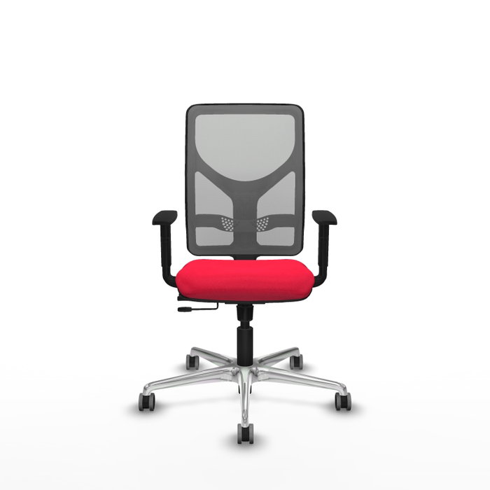 PIQUERAS Y CRESPO Silla de oficina Motilla con mecanismo Sincro/Traslack, Rojo y Gris PIQUERAS Y CRESPO Silla de oficina Motilla con mecanismo Sincro/Traslack, Rojo y Gris