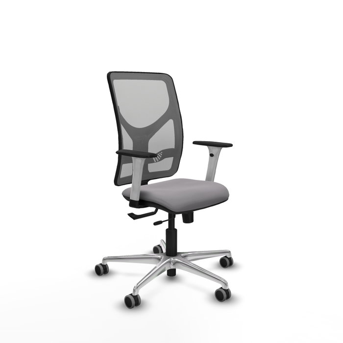 PIQUERAS Y CRESPO Silla de oficina Motilla Gris con mecanismo Sincro/Traslack PIQUERAS Y CRESPO Silla de oficina Motilla Gris con mecanismo Sincro/Traslack