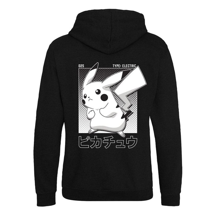 Heroes Inc Sudadera con capucha Pokémon Pikachu Halftone talla L