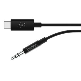 Belkin RockStar Cable de audio USB-C a 3,5 mm 0,9 m negro