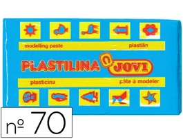 Jovi Plastilina Azul Claro Unidad Pequeño Tamaño Moldeable No Mancha A Partir De 3 Años