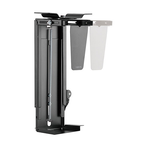 LogiLink EO0030 Soporte para CPU bajo mesa ajustable, Negro