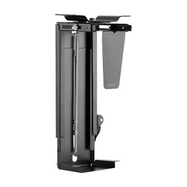 LogiLink EO0030 Soporte para CPU bajo mesa ajustable, Negro