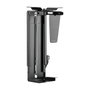 LogiLink EO0030 Soporte para CPU bajo mesa ajustable, Negro