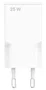 Celly SLIMTC1C25W Adaptador Carga Rápida 25W con 1 Puerto USB-C para Portátil, Smartphone, Tablet, 9V/3A, Blanco