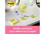 Post-it Bloc de notas adhesivas 76x127 mm, 100 hojas, Amarillo canario