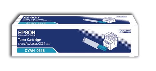 Epson Toner Aculaser CX21N/NF Cian C13S050318 Epson Toner Aculaser CX21N/NF Cian C13S050318