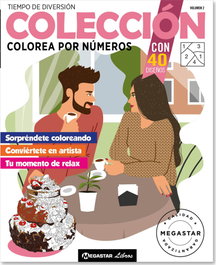 MEGASTAR EDITORIAL, Colorea por números 02 - Tiempo de Diversión