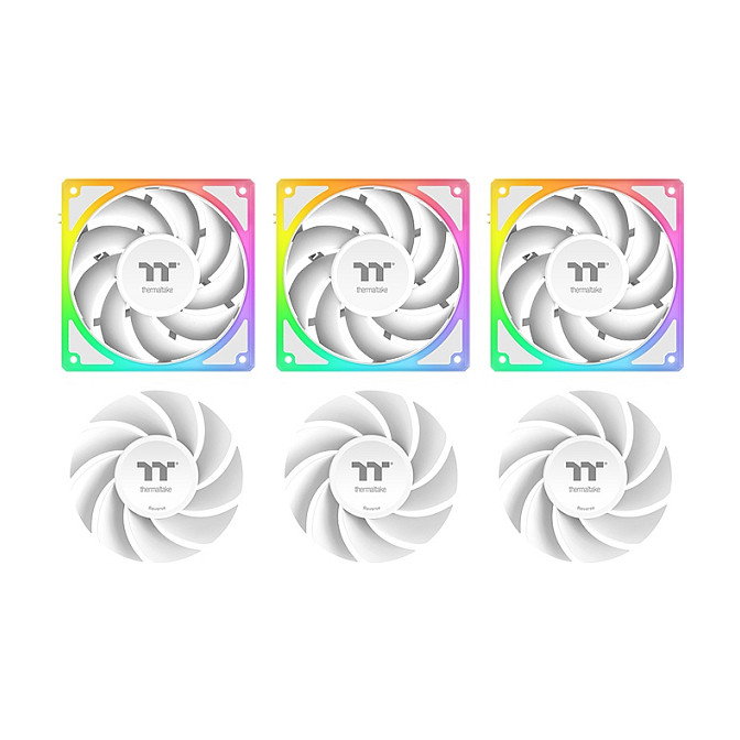 Thermaltake MAGCurve 360 Ultra Snow AIO Kit de Refrigeración Líquida, Radiador de 360 mm, Ventiladores ARGB de 120 mm, Blanco, TDP 360W