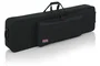 Gator Estuche ligero para teclado de 76 notas slim con ruedas, negro