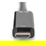 Digitus Adaptador HDMI 4K a DisplayPort 0,2m Negro
