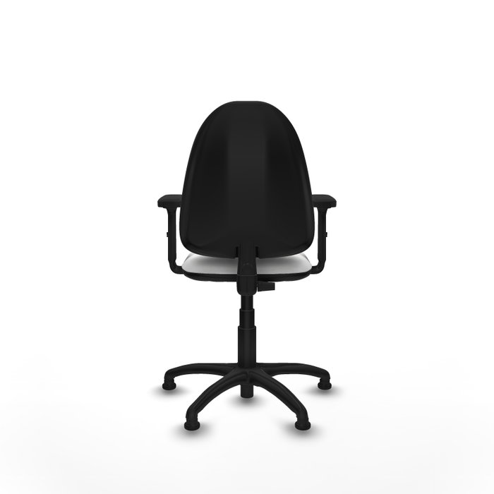 PIQUERAS Y CRESPO Silla de oficina Aýna Blanca con Brazos 2D