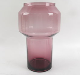 DKD Home Decor Jarrón de Cristal Rosa 20x20x31 cm