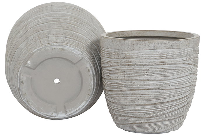 DKD Home Decor Maceta Terraza Y Jardin Beige 45x45x43.5 cm Set de 3 Piezas Magnesia Fibra Vidrio DKD Home Decor Maceta Terraza Y Jardin Beige 45x45x43.5 cm Set de 3 Piezas Magnesia Fibra Vidrio