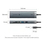 Vention TGVHB Hub USB Tipo-C 9 en 1 con HDMI 4K, RJ45 y PD 100W