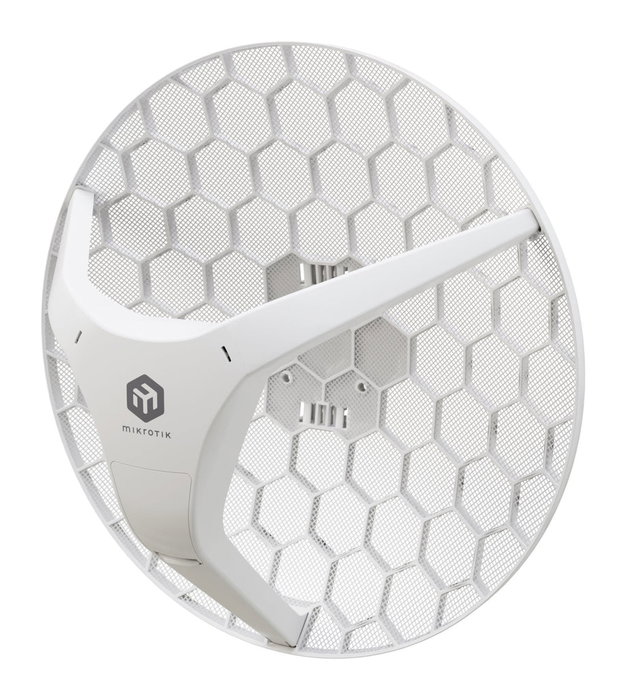 Mikrotik LHG 5 ax - CPE WiFi 6 5GHz 1200 Mbit/s, Antena 24.5 dBi, PoE Pasivo, Gigabit Ethernet, Blanco