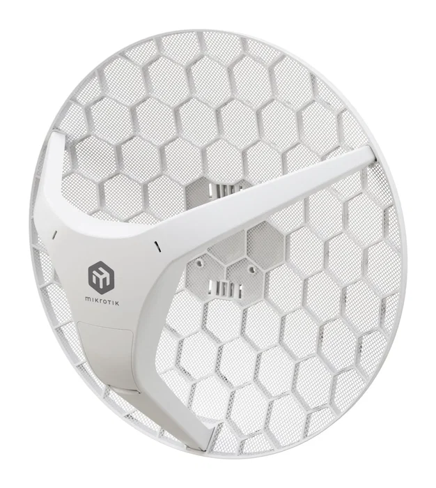 Mikrotik LHG 5 ax - CPE WiFi 6 5GHz 1200 Mbit/s, Antena 24.5 dBi, PoE Pasivo, Gigabit Ethernet, Blanco